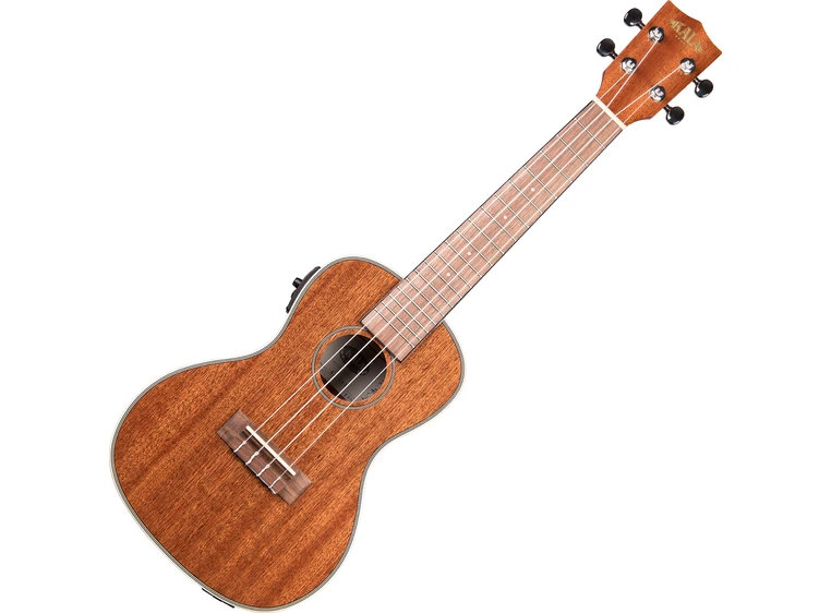 Kala KA-CGE Gloss Mahogany Concert Mahogany Ukulele w/EQ 