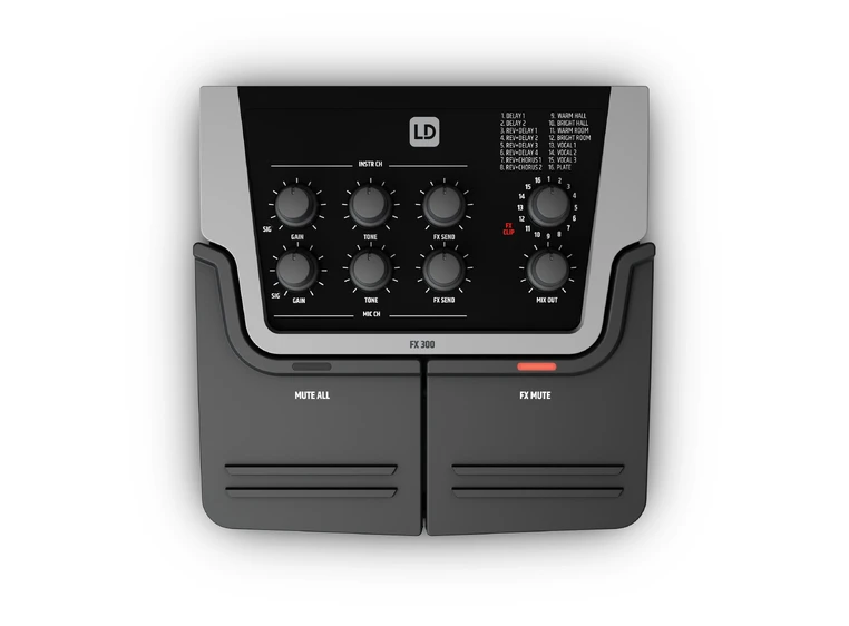 LD Systems FX 300 2-Channel vocal effects pedal 