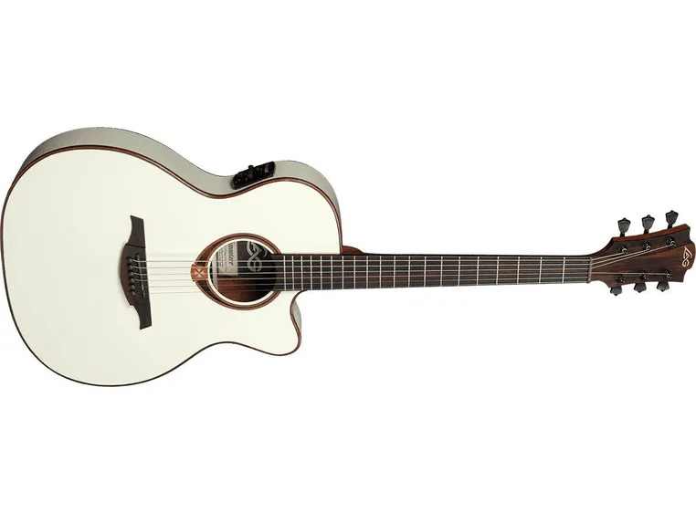 Lag Guitars GLA T118ASCE-IVO Auditorium,slim,cutaway,electro,ivory 