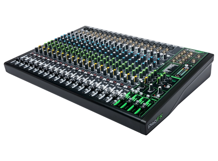 Mackie ProFX22v3 22 kanalers 4-bus profesjonell effektmikser m/USB 