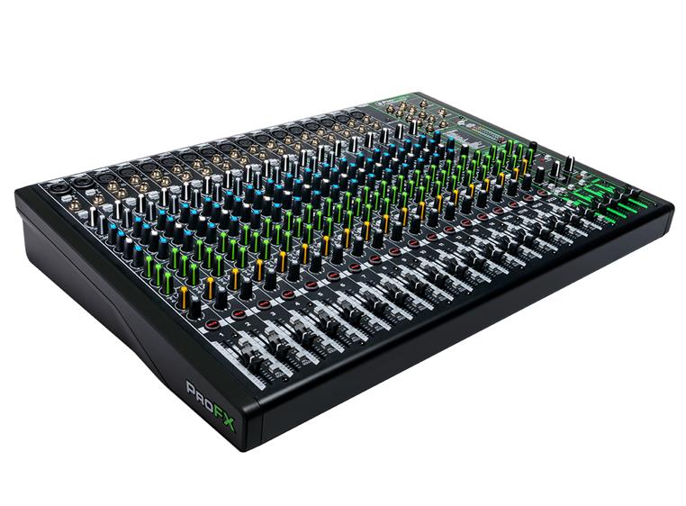 Mackie ProFX22v3 Mackie 22 Channel 4-bus Professional Effects Mixer w/USB