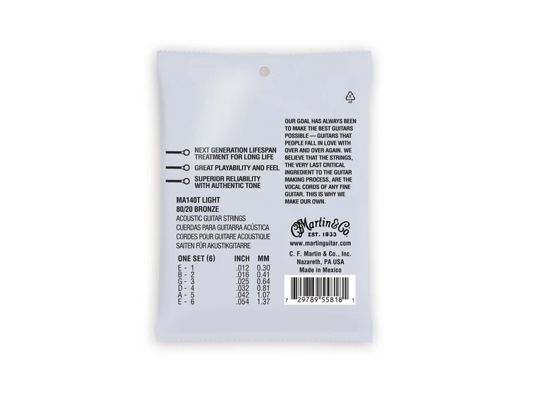 Martin Lifespan MA140T Light (012-054) 