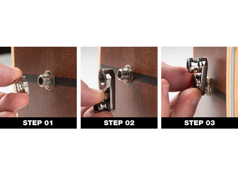 Music Nomad MN270 - Acousti-Lok Strap For Standard Output Jacks 