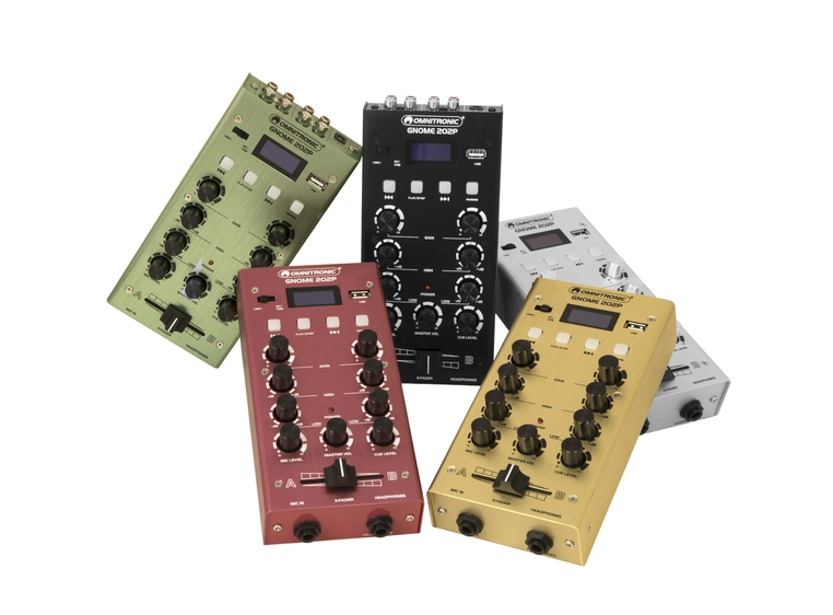 Omnitronic GNOME-202P Mini Mixer silver 