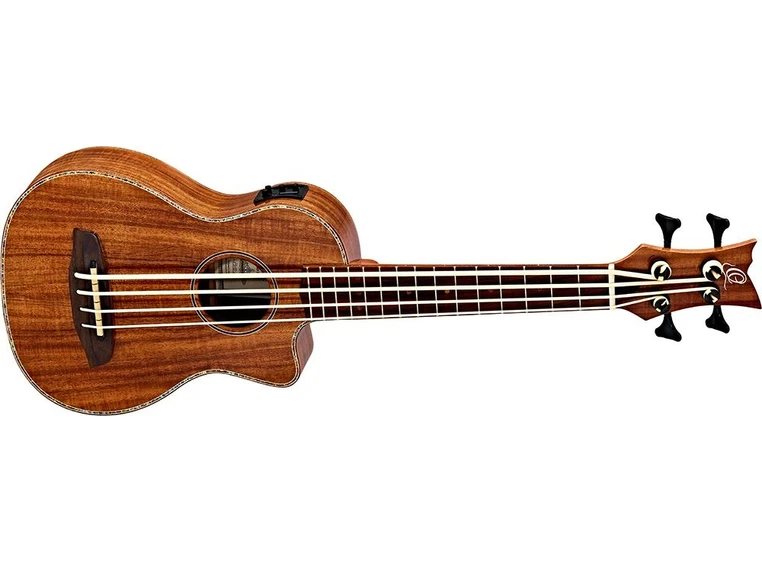 Ortega CAIMAN-BS-GB Akustisk bass med mik, X-Short scale 