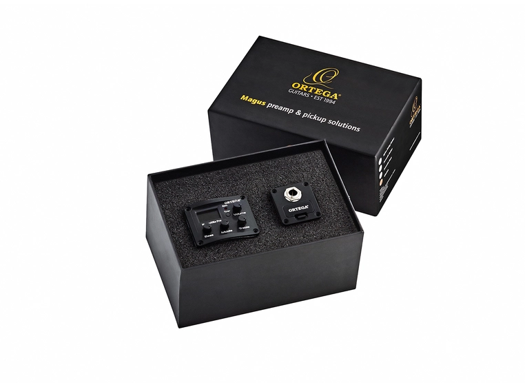 Ortega MAGUSUKEPRO Ukulele onboard active preamp system 