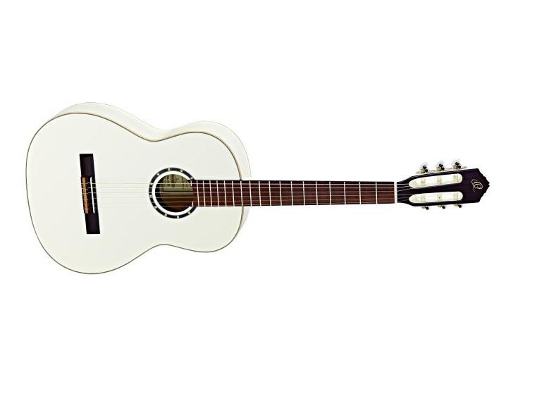 Ortega R121SNWH Klassisk gitar 4/4 Slim neck, Gloss White
