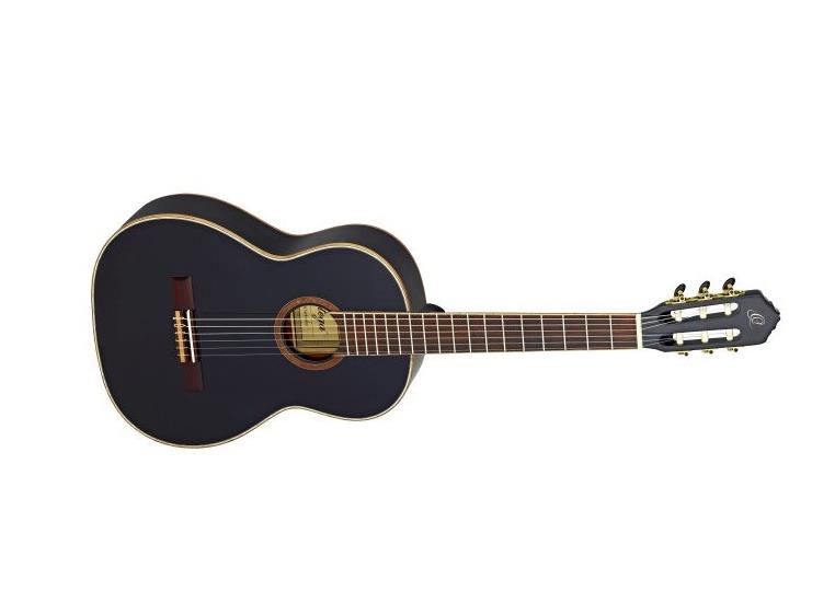 Ortega R221BK Klassisk gitar 4/4 Gloss Black
