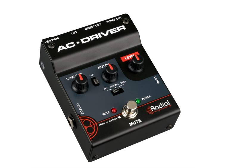 Radial AC-Driver Compact acoustic preamp