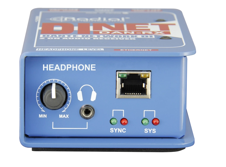 Radial DiNET DAN-RX Dante receiver 