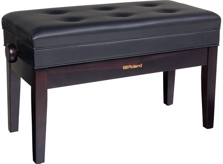 Roland RPB-D400RW Duet Piano Bench Rosewood, Vinyl Seat
