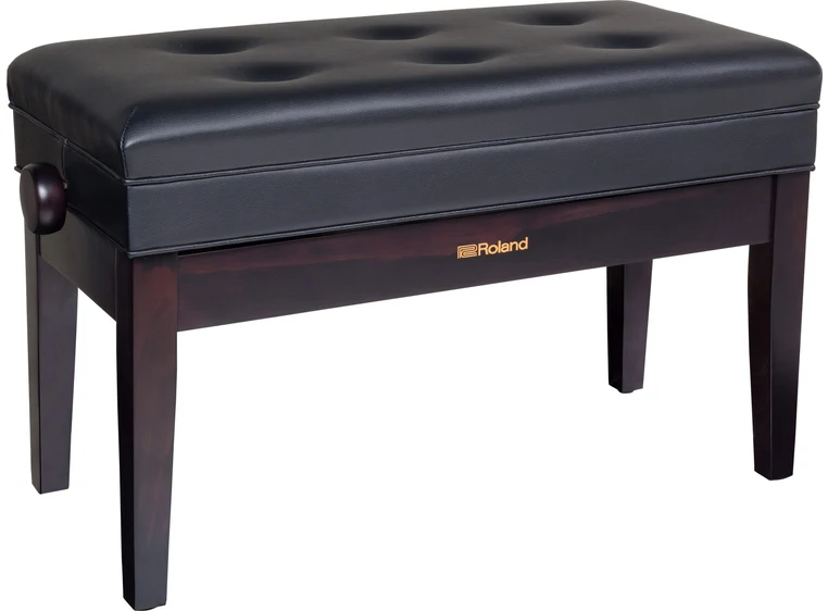 Roland RPB-D400RW Duet Piano Bench Rosewood, Vinyl Seat 