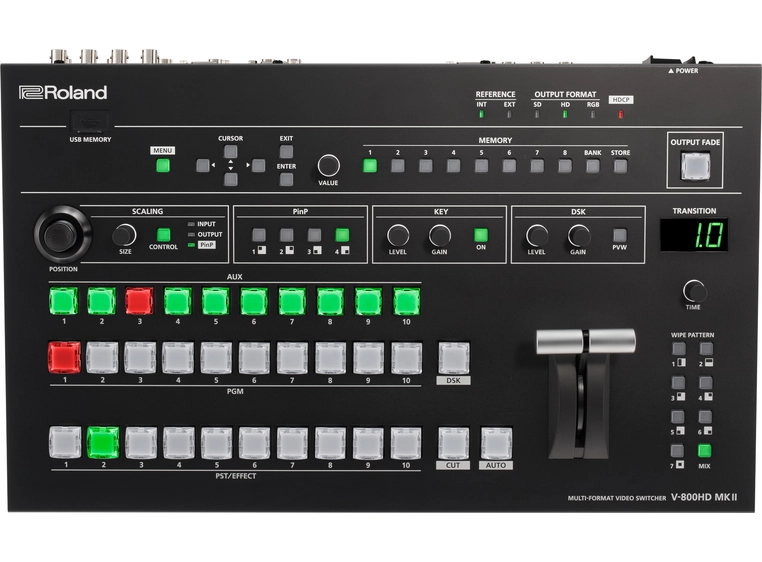 Roland V-800HD MK2 Multi-format video switcher 