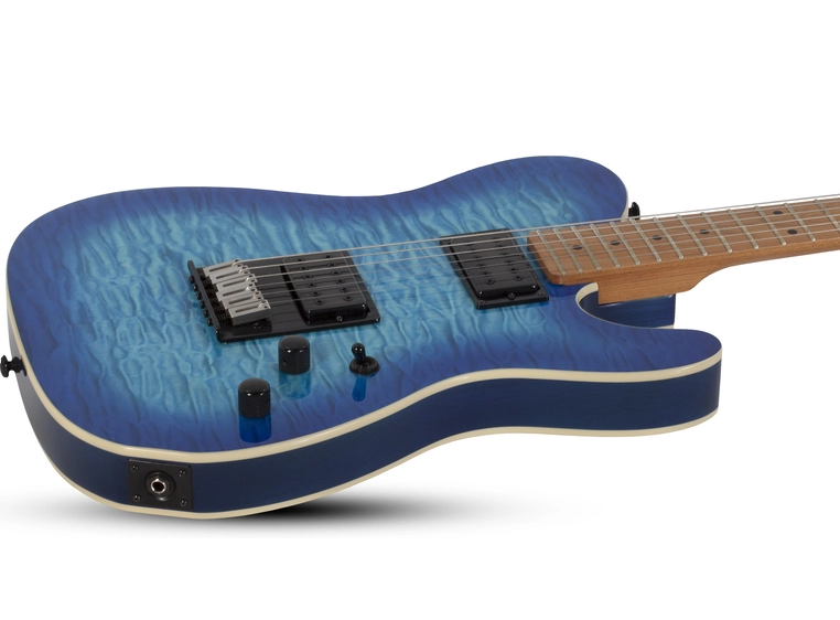 Schecter PT Pro Trans Blue Burst 