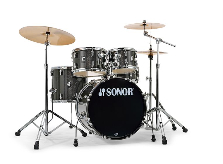 Sonor AQX Studio Black Midnight Sparkle 20-14-10-12-14 Inkl HW og cymbaler