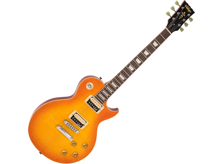 Vintage V100 Flamed Thru Honeyburst 