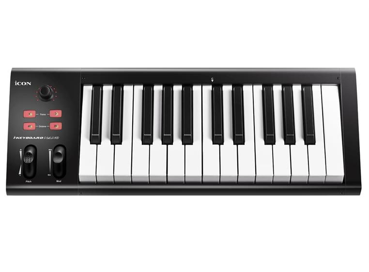 iCon iKeyboard 3 Nano USB MIDI Controller Keyboard, 25 keys