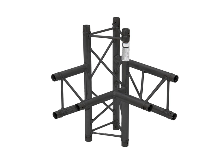 Alutruss Decolock DQ3-SPAT42 4-Way T-Piece / bk 