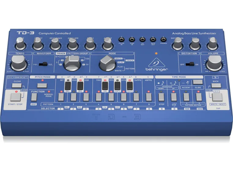 Behringer TD-3-BU Analog Bass Line Synthesizer 