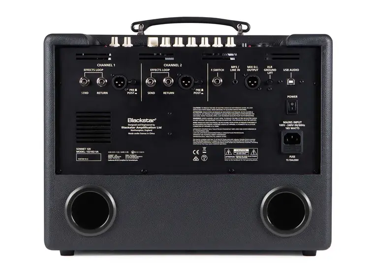 Blackstar Sonnet 120 Black 