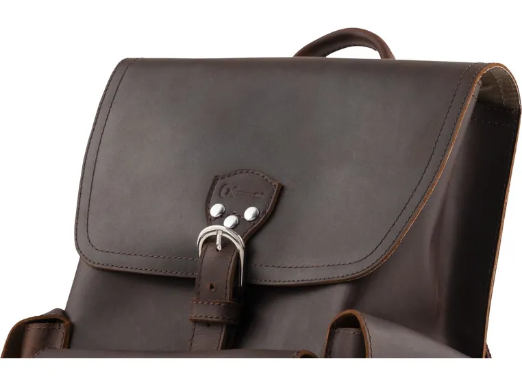 Charvel Ltd Edition Leather Backpack Brown 