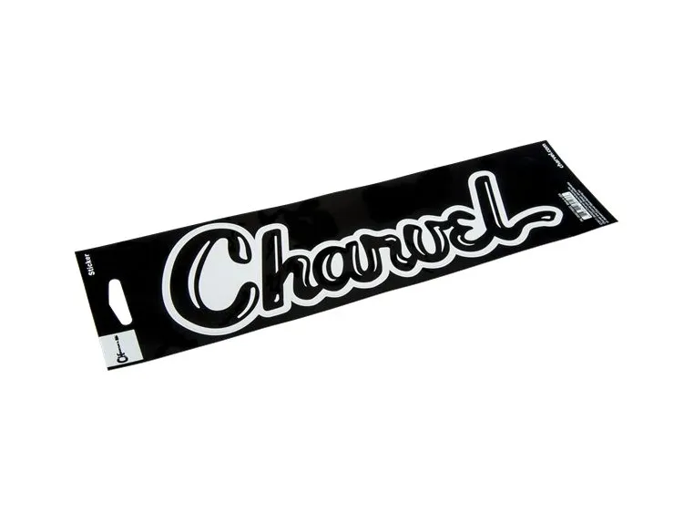 Charvel Vinyl Sticker, Black 