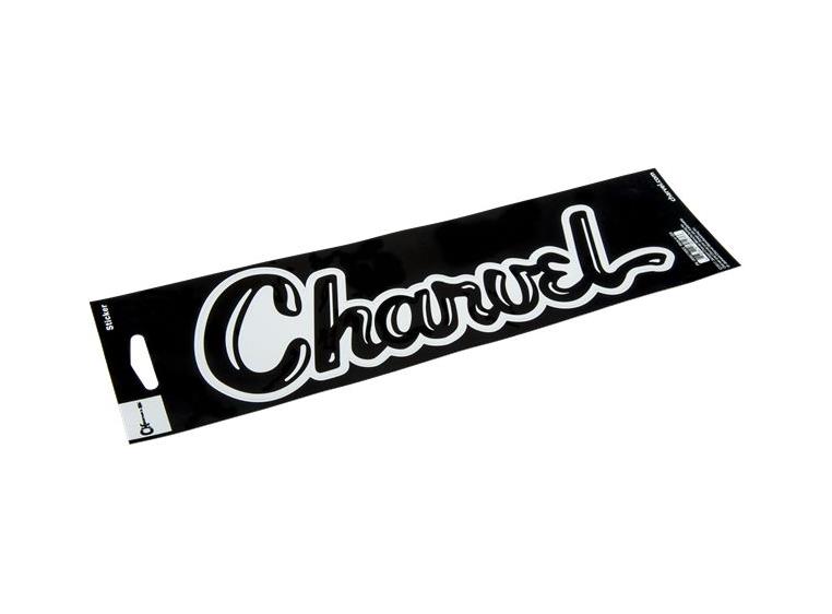 Charvel vinyl-klistremerke, svart