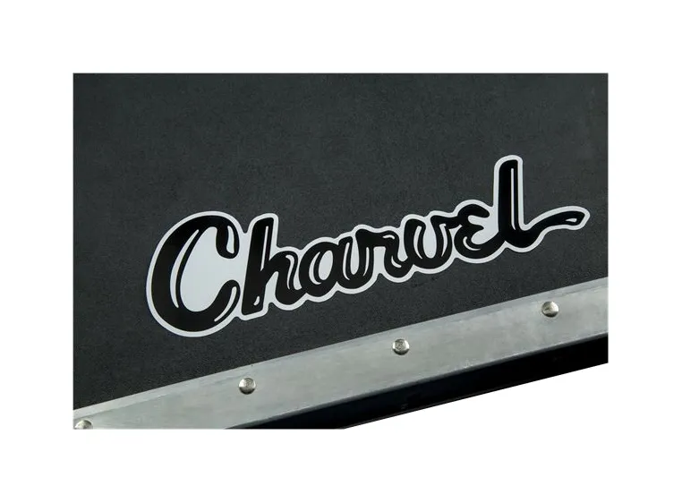 Charvel vinyl-klistremerke, svart 