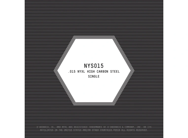 D'Addario NYS015 gitarstreng NYXL Single Plain 015 