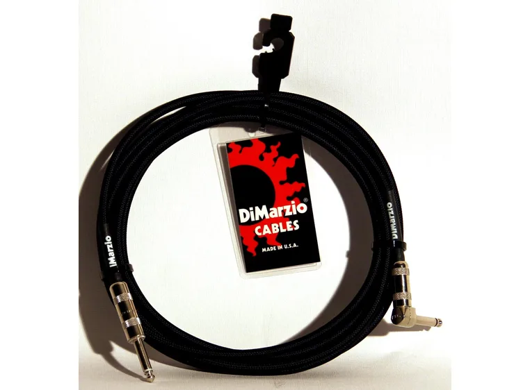 Dimarzio EP1715SRBK Instrumentkabel Braided 4,5 m. 1R/1V Black 