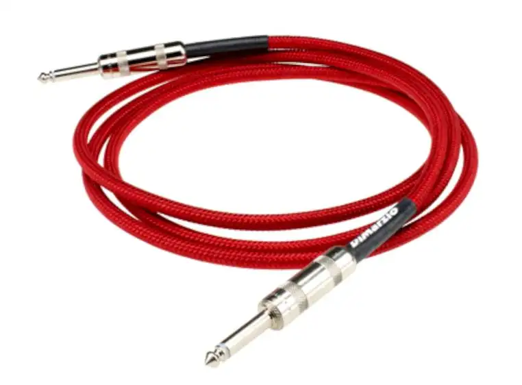 Dimarzio EP1718SSRD Instrumentkabel Braided 5,4 m. Red 