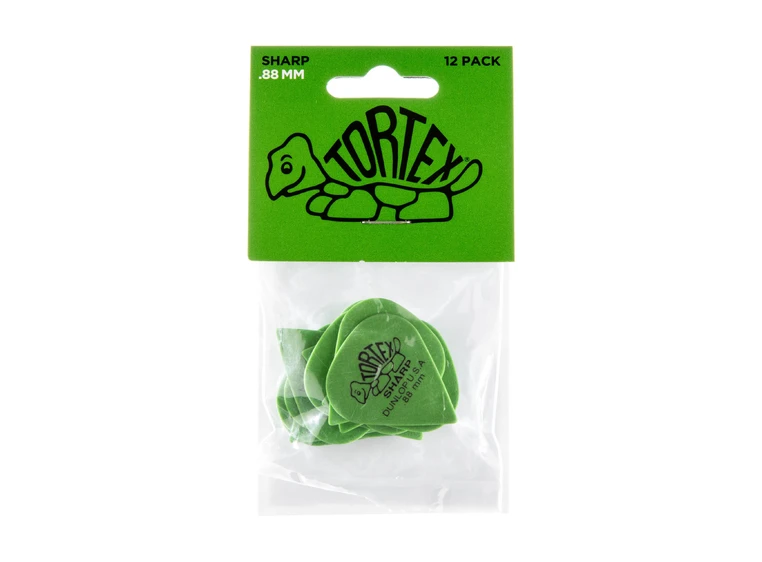 Dunlop 412P.88 Tortex Sharp 12-Pack 