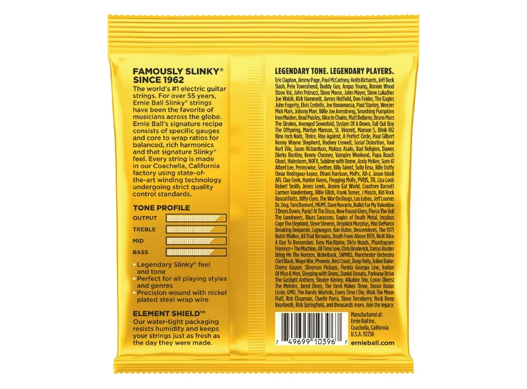 Ernie Ball EB-2216 (010-054) Skinny Top Heavy Bottom 