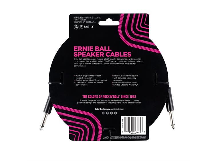 Ernie Ball EB-6071 Superior speaker cable, 90 cm