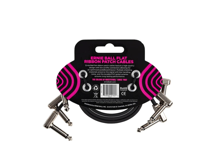 Ernie Ball EB-6222 Patch Flat 30cm 3PC 