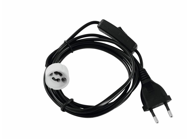 Eurolite GU-10 Socket Power Cable, Plug, Switch
