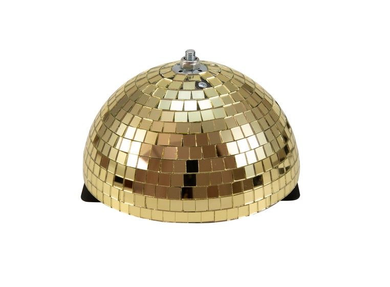 Eurolite Half Mirror Ball 20cm gold motorized 