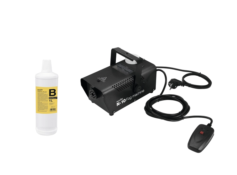 Eurolite Set N-10 black+B2D Basic smoke fluid 