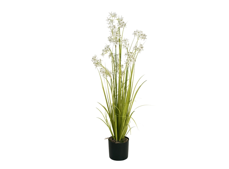 Europalms Jasmin grass artificial plant, white, 130 cm 