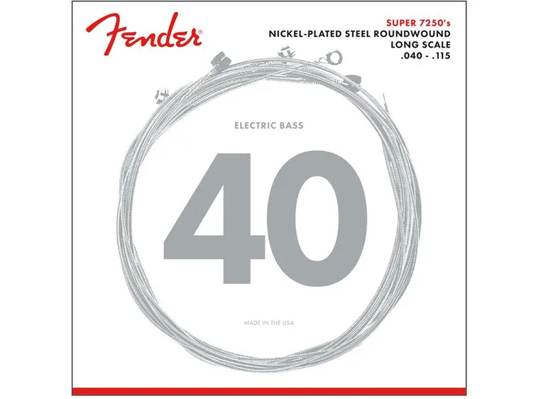 Fender 7250-5L Nickel Plated Steel 5-str (040-115) Long Scale 