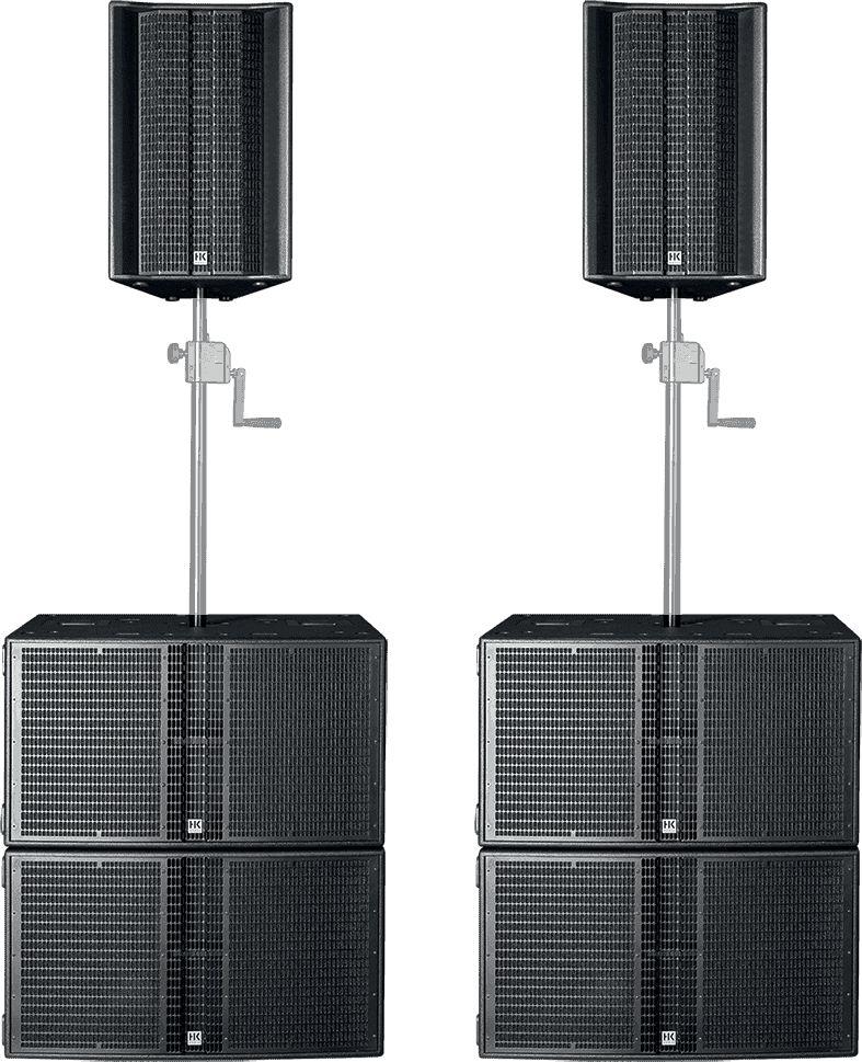 HK Audio Linear 5 pack LTS A Amplified kit for 1000 pers. Evenstad Musikk