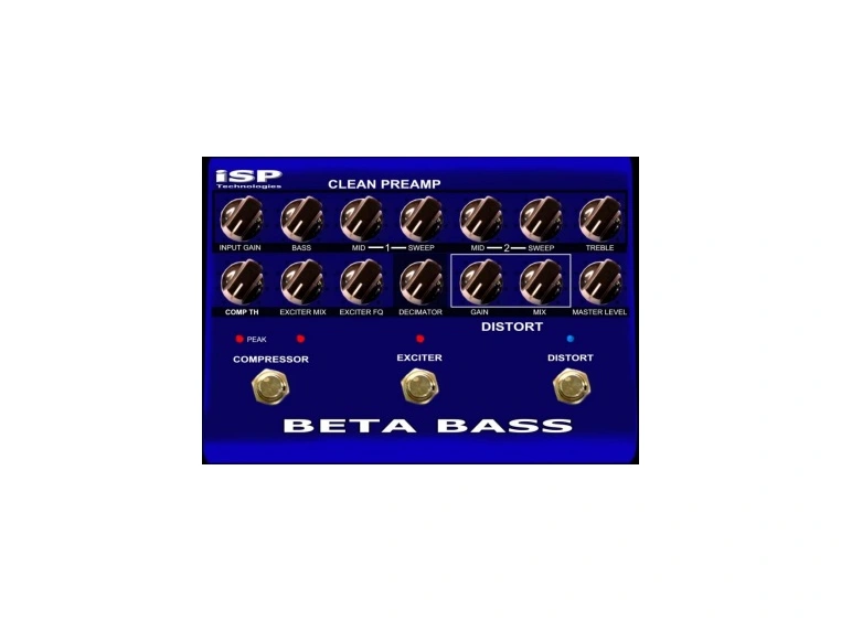 ISP Beta Bass Preamp pedal 