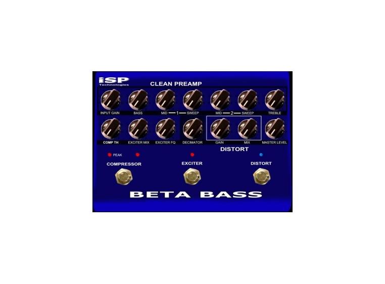 Isp Beta Bass Preamp pedal