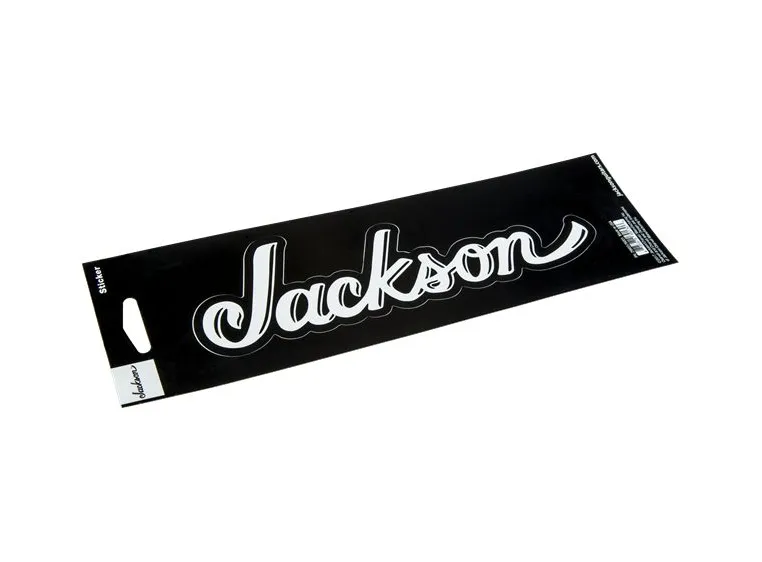 Jackson Vinyl Sticker, White 