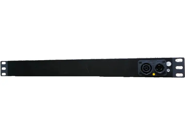 Kagu 19" rackstrøm 1U, True1 in/thru 8 schuko, 16A, 3600W 