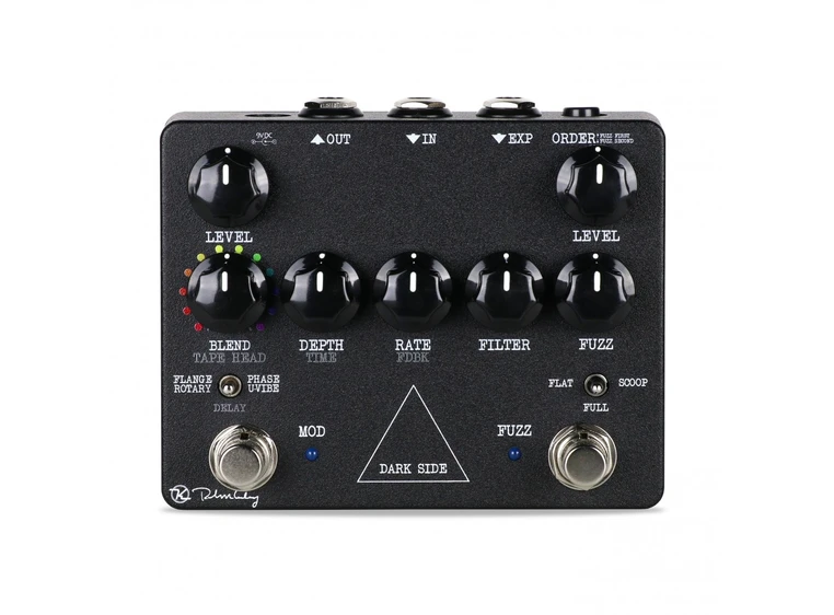 Keeley Dark Side Modern Fuzz with Rotary, Vibrato & Delay 