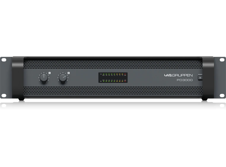 LAB Gruppen PD3000 3000W, 2-kanals forsterker 