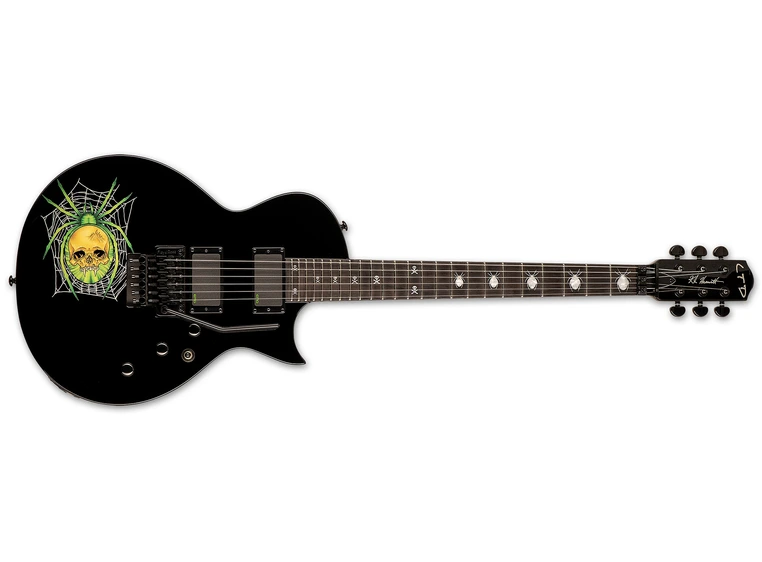 LTD KH-3 Spider Black with spider graphic 