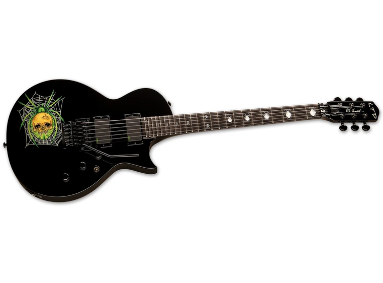 LTD KH-3 Spider Black with spider graphic 