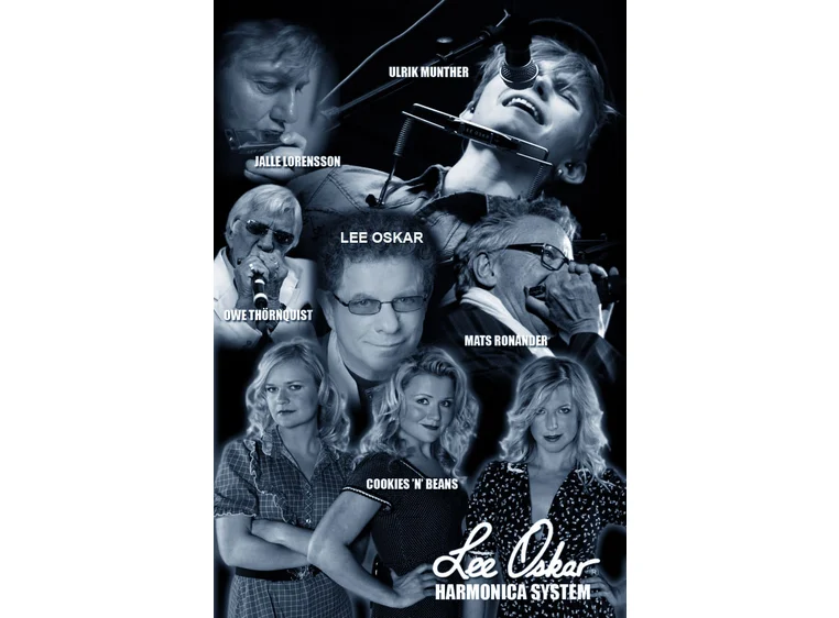 Lee Oskar 1910HM-Cm Munnspill 10-hull Harmonic Minor (gul) Cm 